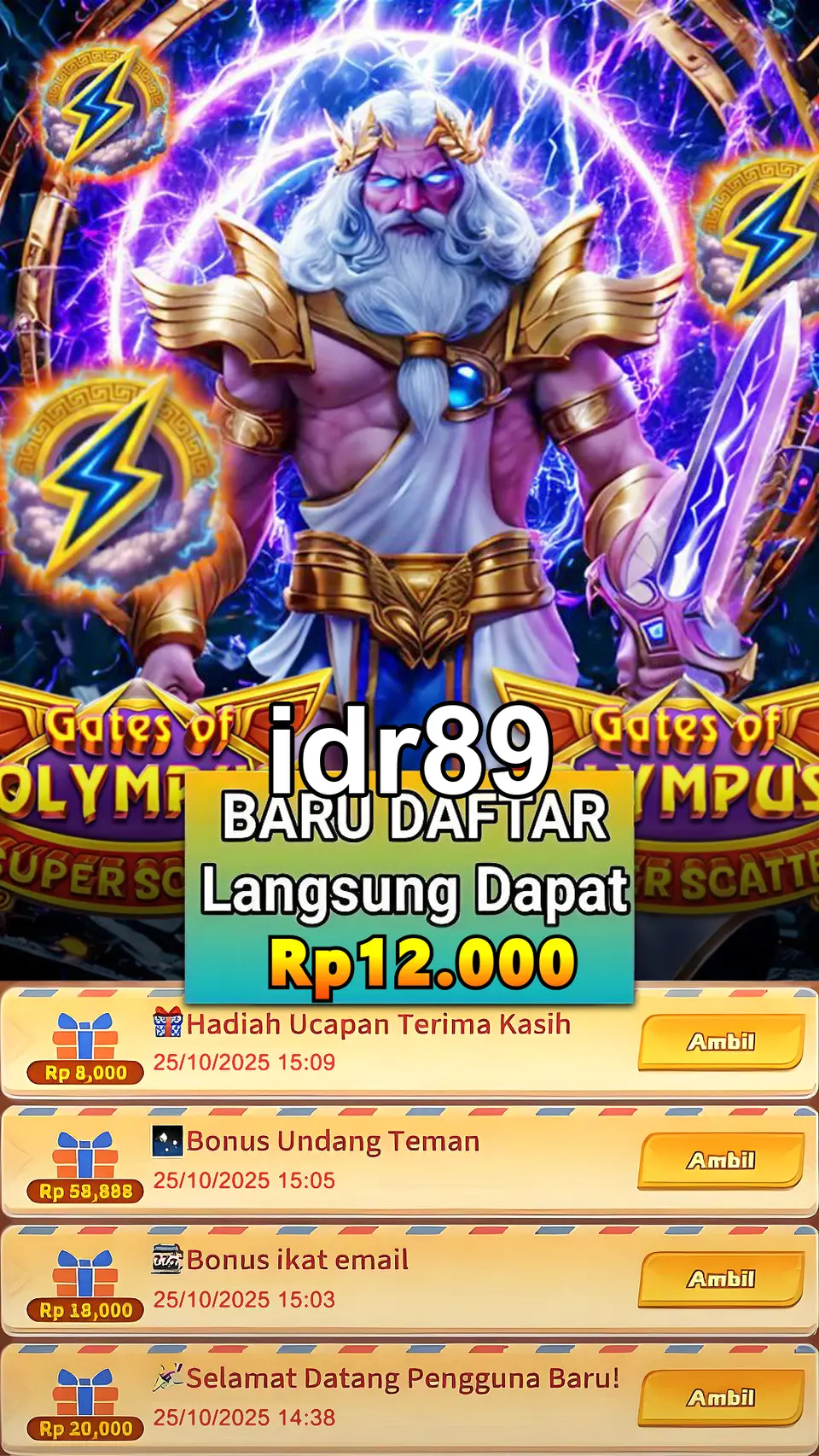 idr89 Masuk